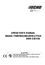 Preview for 3 page of Echo SRM-335TES Operator'S Manual