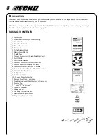 Предварительный просмотр 8 страницы Echo SRM - 340 Operator'S Manual