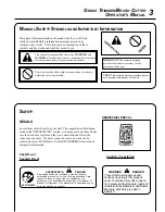 Preview for 3 page of Echo SRM-3400 Series Operator'S Manual