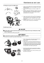 Предварительный просмотр 27 страницы Echo SRM-3611T Operator'S Manual