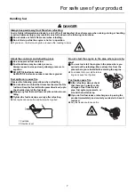 Preview for 9 page of Echo SRM-510ES Operator'S Manual