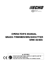 Preview for 3 page of Echo SRM-520ES/U Operator'S Manual