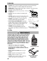 Предварительный просмотр 20 страницы Echo SRM series Safety Manual