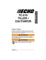 Echo TC-210AA Operator'S Manual предпросмотр