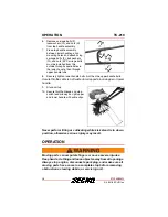 Предварительный просмотр 18 страницы Echo TC-210AA Operator'S Manual