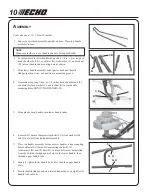 Предварительный просмотр 10 страницы Echo TC-210i Operator'S Manual