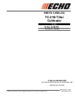 Echo TC-210i Parts Catalog preview