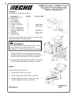 Preview for 2 page of Echo ToughChest 99988801210 Instructions