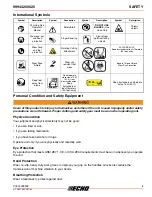 Предварительный просмотр 5 страницы Echo TRIMMER ATTACHMENT SRM-260SB Operator'S Manual