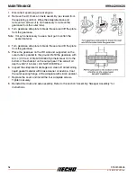 Предварительный просмотр 18 страницы Echo TRIMMER ATTACHMENT SRM-260SB Operator'S Manual