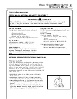 Preview for 5 page of Echo TRIMMER ATTACHMENT SRM-261SB Operator'S Manual