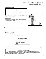 Предварительный просмотр 7 страницы Echo TRIMMER ATTACHMENT SRM-261SB Operator'S Manual