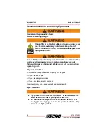 Preview for 8 page of Echo U29515001001 Operator'S Manual