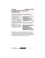 Preview for 15 page of Echo U29515001001 Operator'S Manual