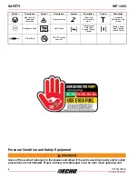 Предварительный просмотр 6 страницы Echo WP-1000 Operator'S Manual