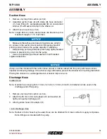 Предварительный просмотр 13 страницы Echo WP-1000 Operator'S Manual