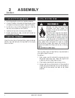 Preview for 8 page of Echo WT-1610HSP Operator'S Manual