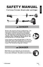 Echo X7522340000 Safety Manual предпросмотр