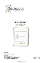 Preview for 1 page of ECHODIA OTOWIN User Manual