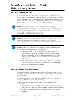 Preview for 2 page of echoflex E-VAC Installation Manual