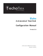 echoflex Elaho Configuration Manual предпросмотр