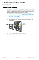 Предварительный просмотр 12 страницы echoflex ElahoTouch Installation Manual