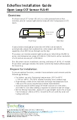 echoflex FLS-41 Installation Manual предпросмотр