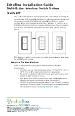 echoflex MBI Installation Manual предпросмотр