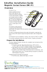 Предварительный просмотр 1 страницы echoflex MC-31 Installation Manual