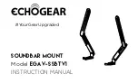 Предварительный просмотр 1 страницы Echogear EGAV-SSBTV1 Instruction Manual