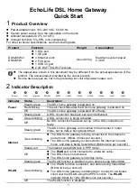 Preview for 1 page of EchoLife DN8245W Quick Start Manual