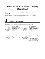 Preview for 1 page of EchoLife HG520b Quick Start Manual