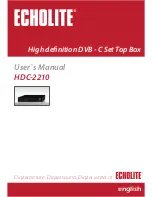 Echolite HDC-2210 User Manual preview