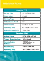 Предварительный просмотр 16 страницы Echomaster CAM-WLP User Manual