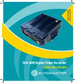 Echomaster DVR-50-AHD Quick Start Manual предпросмотр