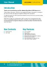 Preview for 2 page of Echomaster EasyCheck DVR-APPCHK User Manual