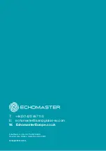 Preview for 8 page of Echomaster MON-7010-TS User Manual