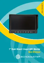 Echomaster MON-7033-AHD-FB User Manual предпросмотр