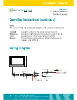 Preview for 4 page of Echomaster PMON-43 User Manual