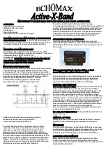 ECHOMAX Active-X-Band Manual preview