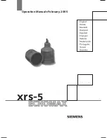 ECHOMAX XRS-5 Operation Manual предпросмотр