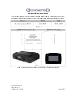 Предварительный просмотр 1 страницы Echometer Wireless Base WB100 User Manual