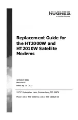 EchoStar Hughes HT2010W Replacement Manual preview