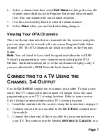 Предварительный просмотр 8 страницы EchoStar Over-the-Air Module MT2 User Manual