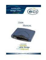 Предварительный просмотр 1 страницы Eci Telecom b-focus 270pr User Manual