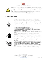 Предварительный просмотр 6 страницы ECI 1000-U LCD Installation Manual