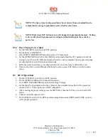 Предварительный просмотр 15 страницы ECI 1000-U LCD Installation Manual