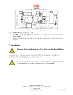 Preview for 9 page of ECI CabLite ECO 3000K Installation Manual