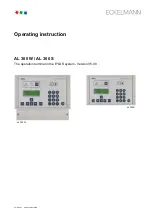 ECKELMANN AL 300 S Operating Instruction preview
