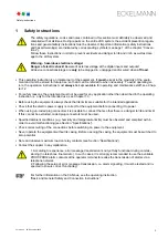 Preview for 8 page of ECKELMANN AL 300 W Operating	 Instruction